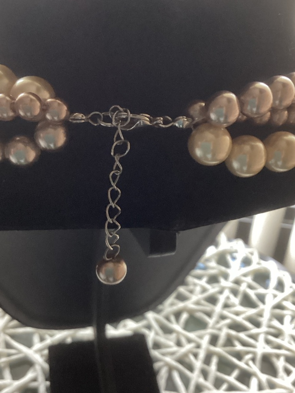 Classic Multi-Strand Champagne Pearl Necklace - Women Jewelry - Picture 2 of 5